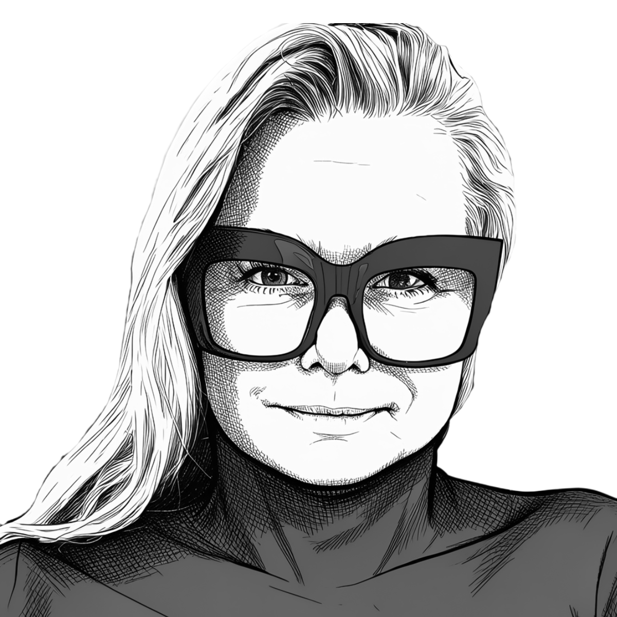 Illustrated portrait of Torund Bryhn