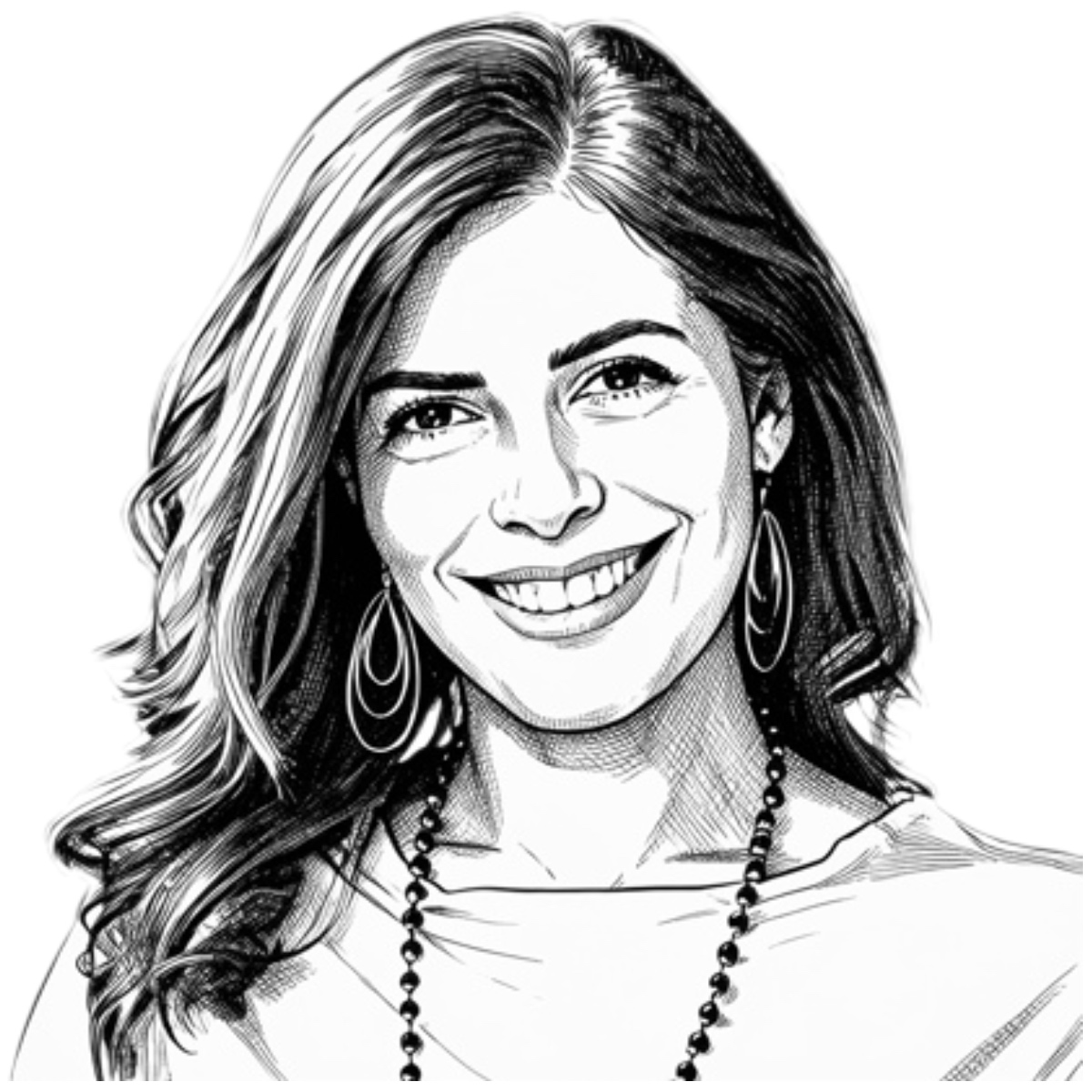 Illustrated portrait of Yamilca Rodriguez